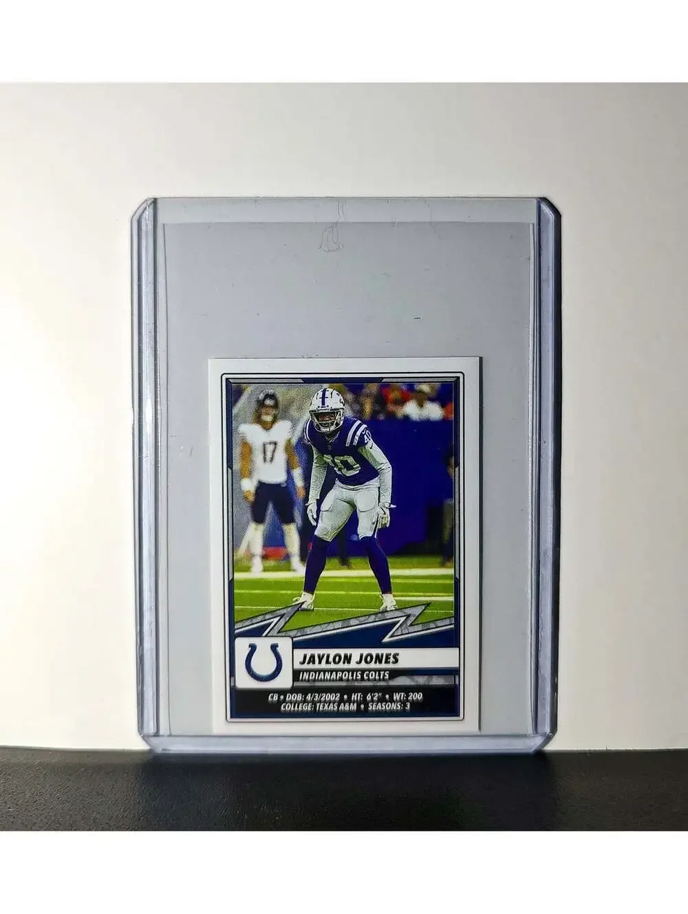 Jaylon Jones 2025 Panini NFL #196 Sticker Indianapolis Colts